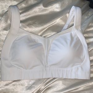 White Lululemon sports bra